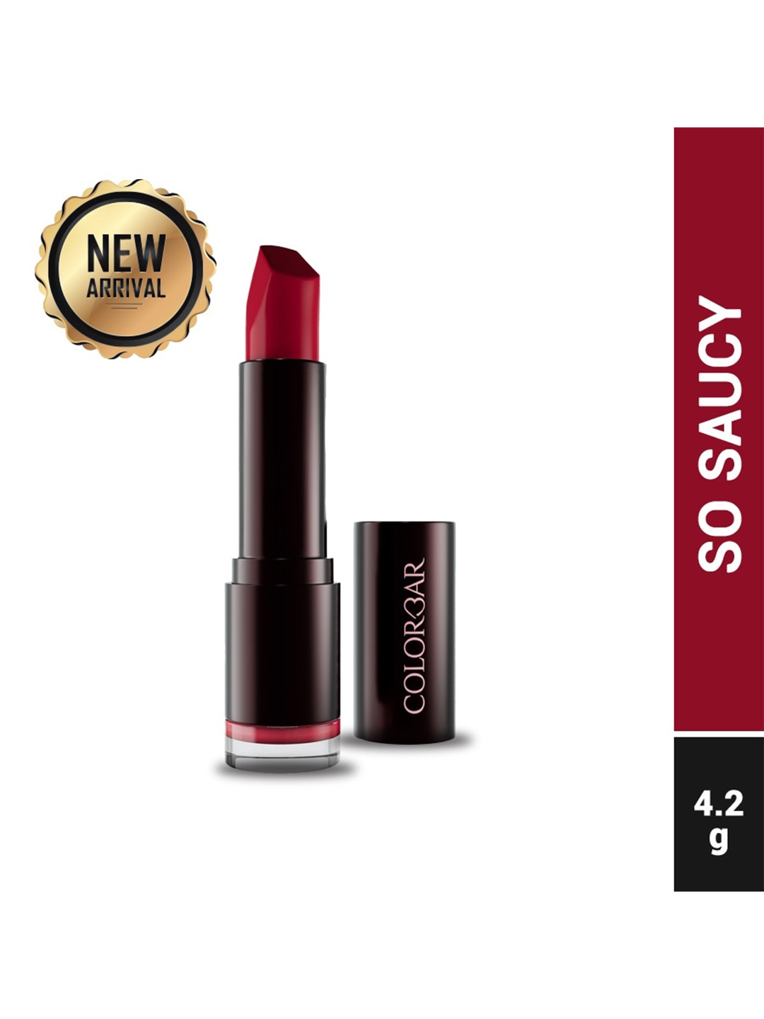 

Colorbar Velvet Matte Lipstick With Vitamin E - 4.2g - So Saucy 117, Red