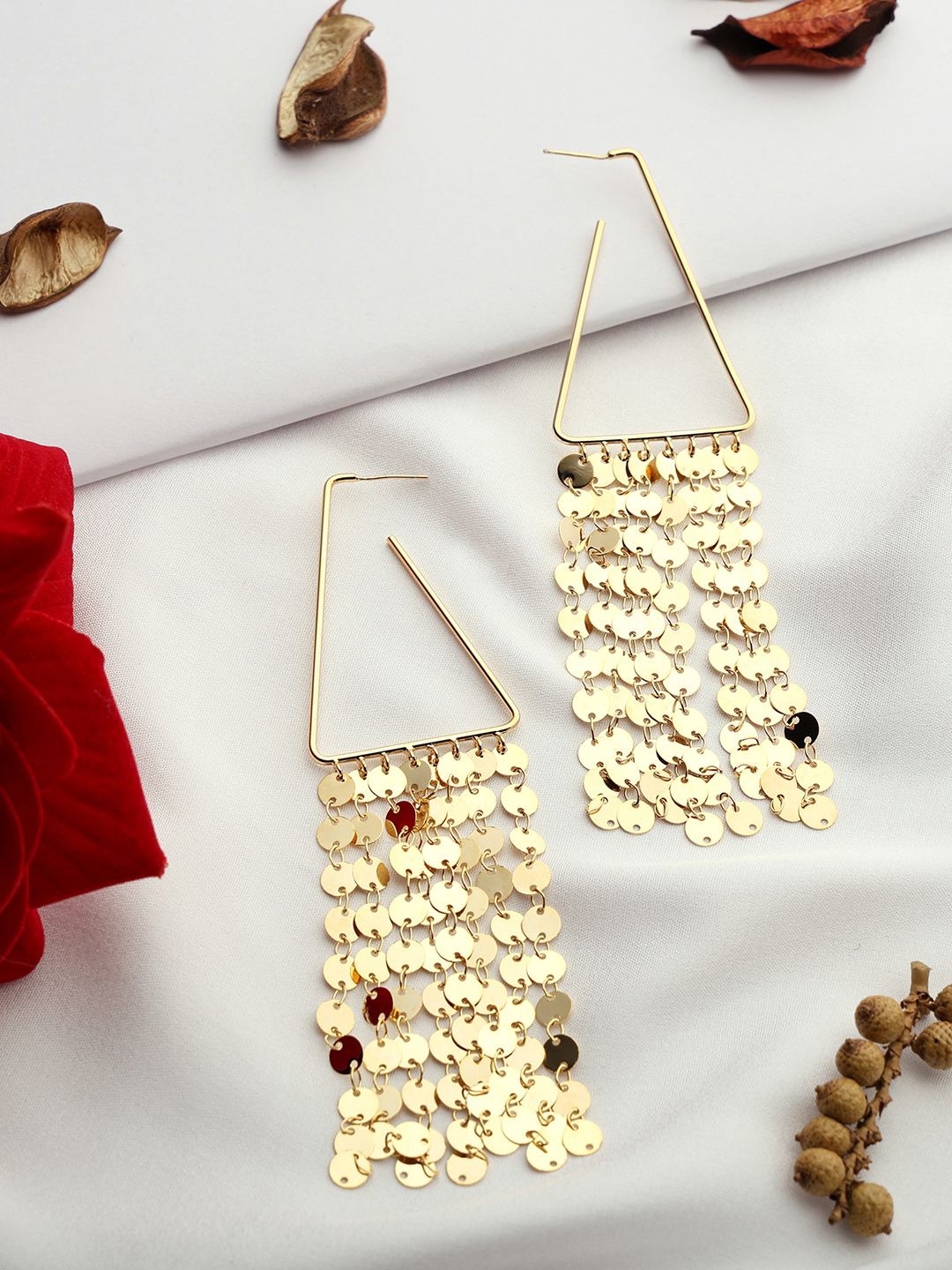 

VENI Contemporary Drop Earrings, Gold