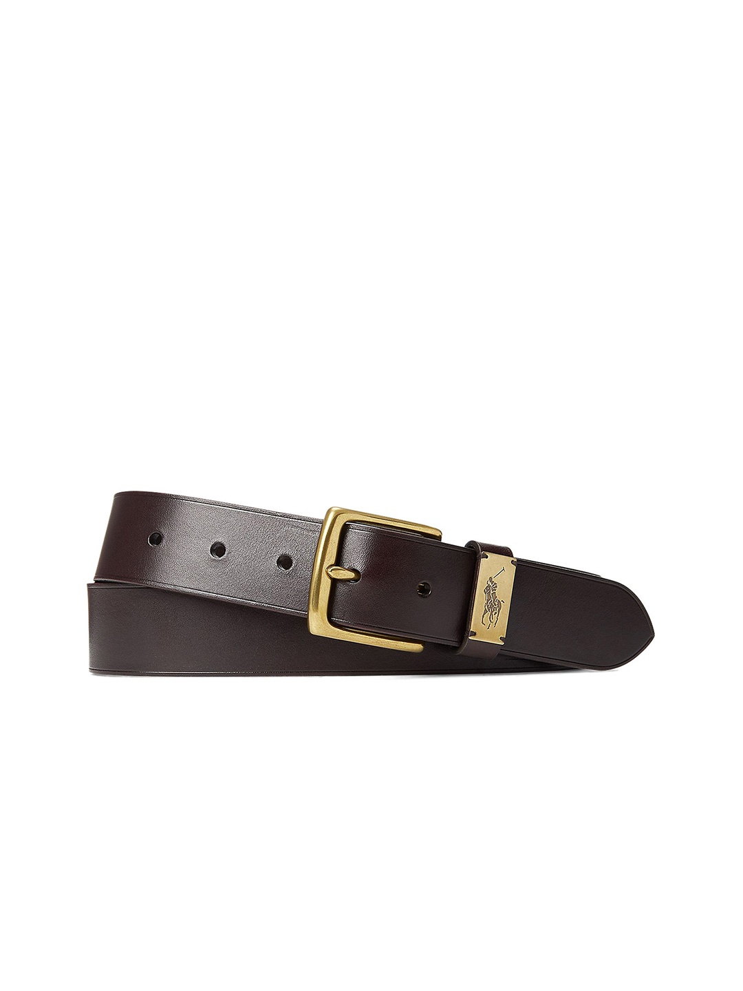 

Polo Ralph Lauren Men Leather Belt, Brown