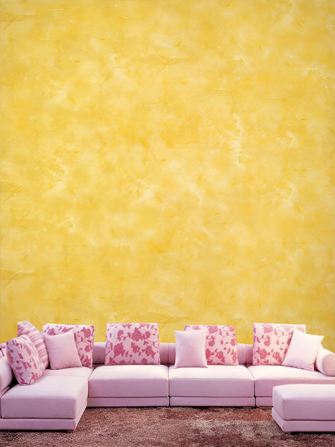 

Aura Yellow Printed Self Adhesive 3D Wall Sticker