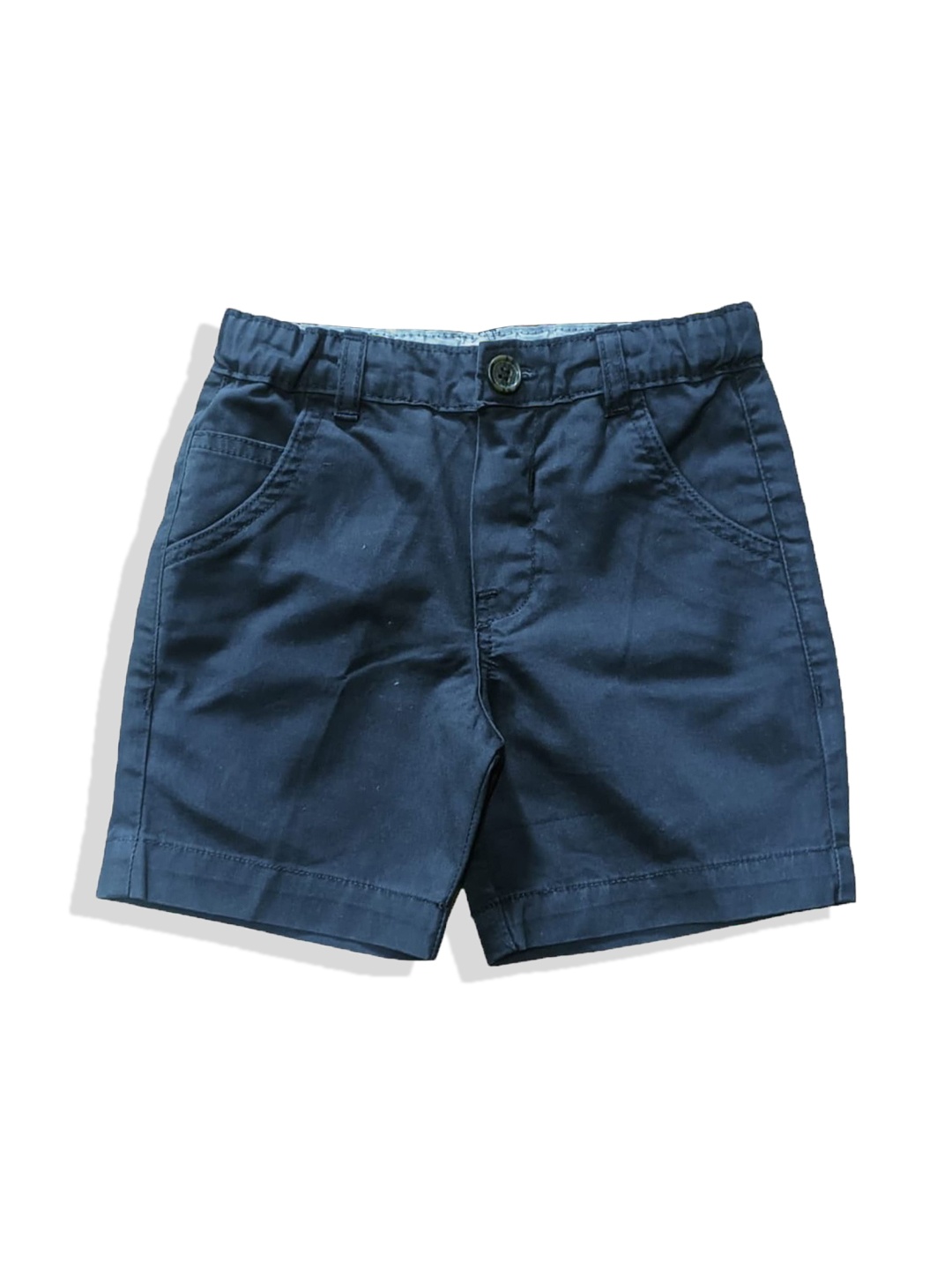 

CELEBRITY CLUB Boys Mid-Rise Cotton Shorts, Navy blue
