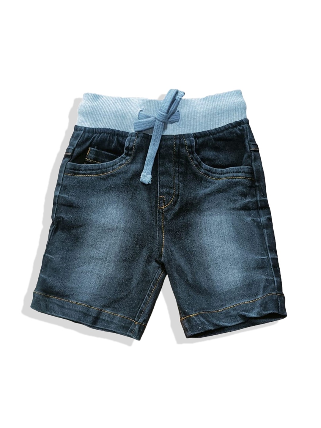 

CELEBRITY CLUB Infants Boys Washed Denim Denim Shorts, Black