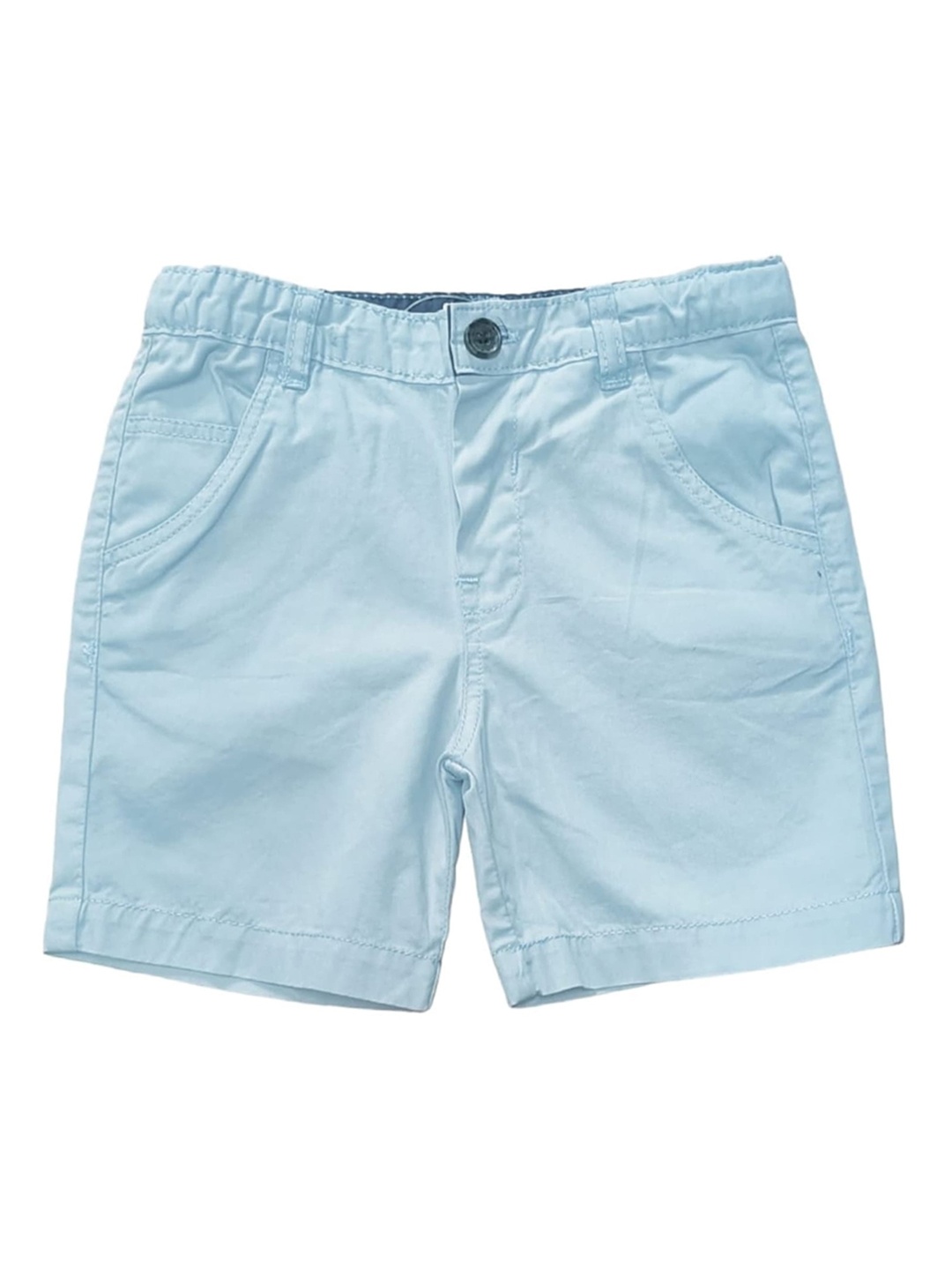 

CELEBRITY CLUB Boys Mid-Rise Cotton Shorts, Blue