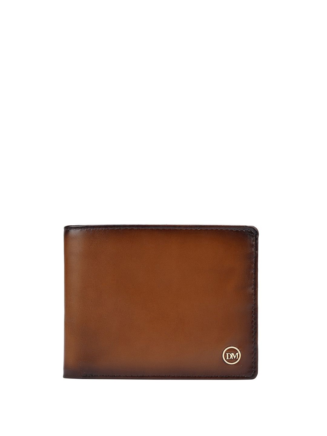 

Da Milano Men Leather Two Fold Wallet, Brown