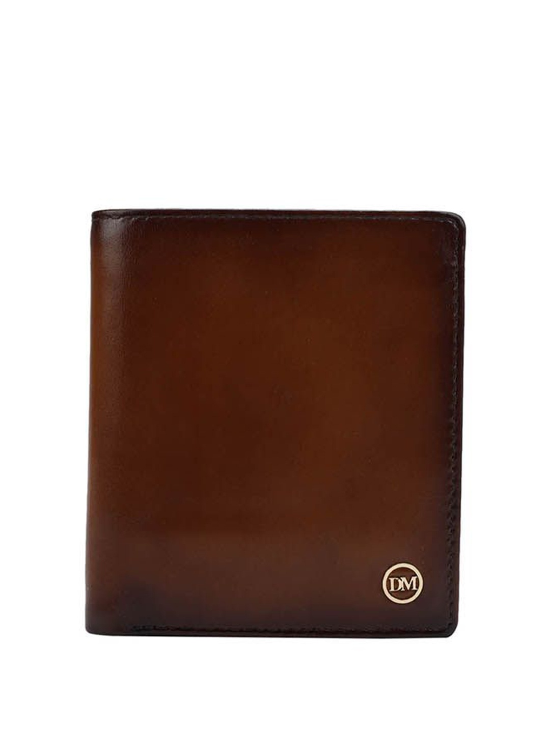 

Da Milano Men Leather Two Fold Wallet, Brown