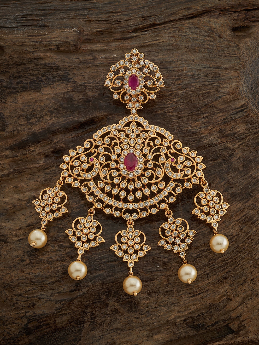 

Kushal's Fashion Jewellery Gold-Plated Contemporary Pendant