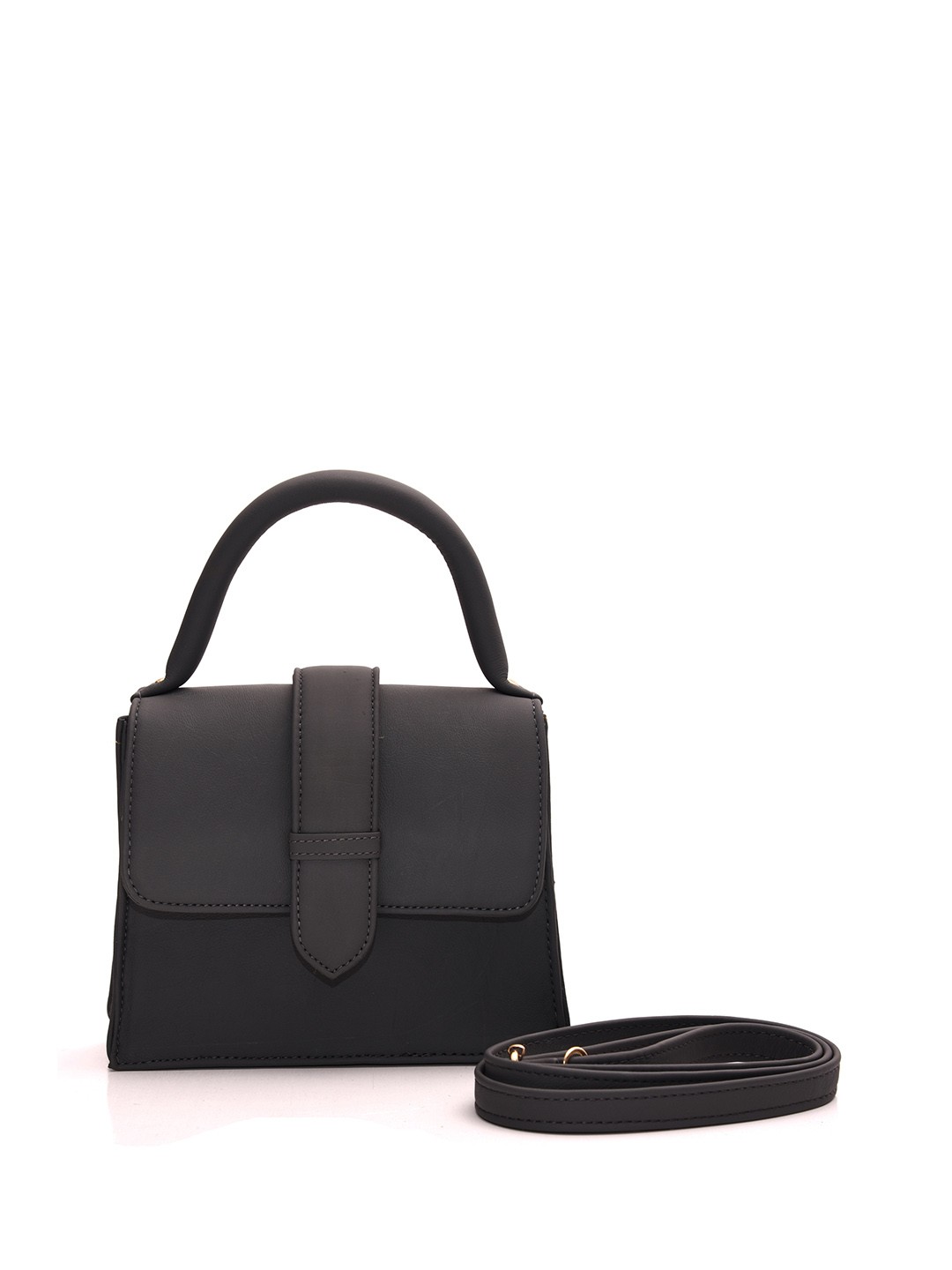 

ARDAN Leather Structured Sling Bag, Black