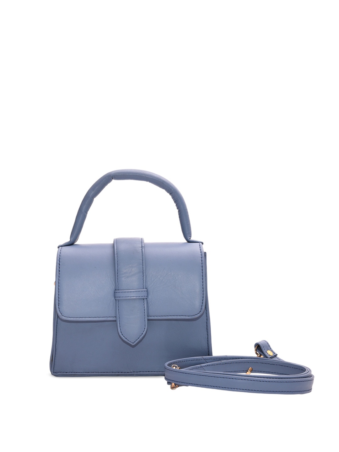 

ARDAN Leather Structured Sling Bag, Blue