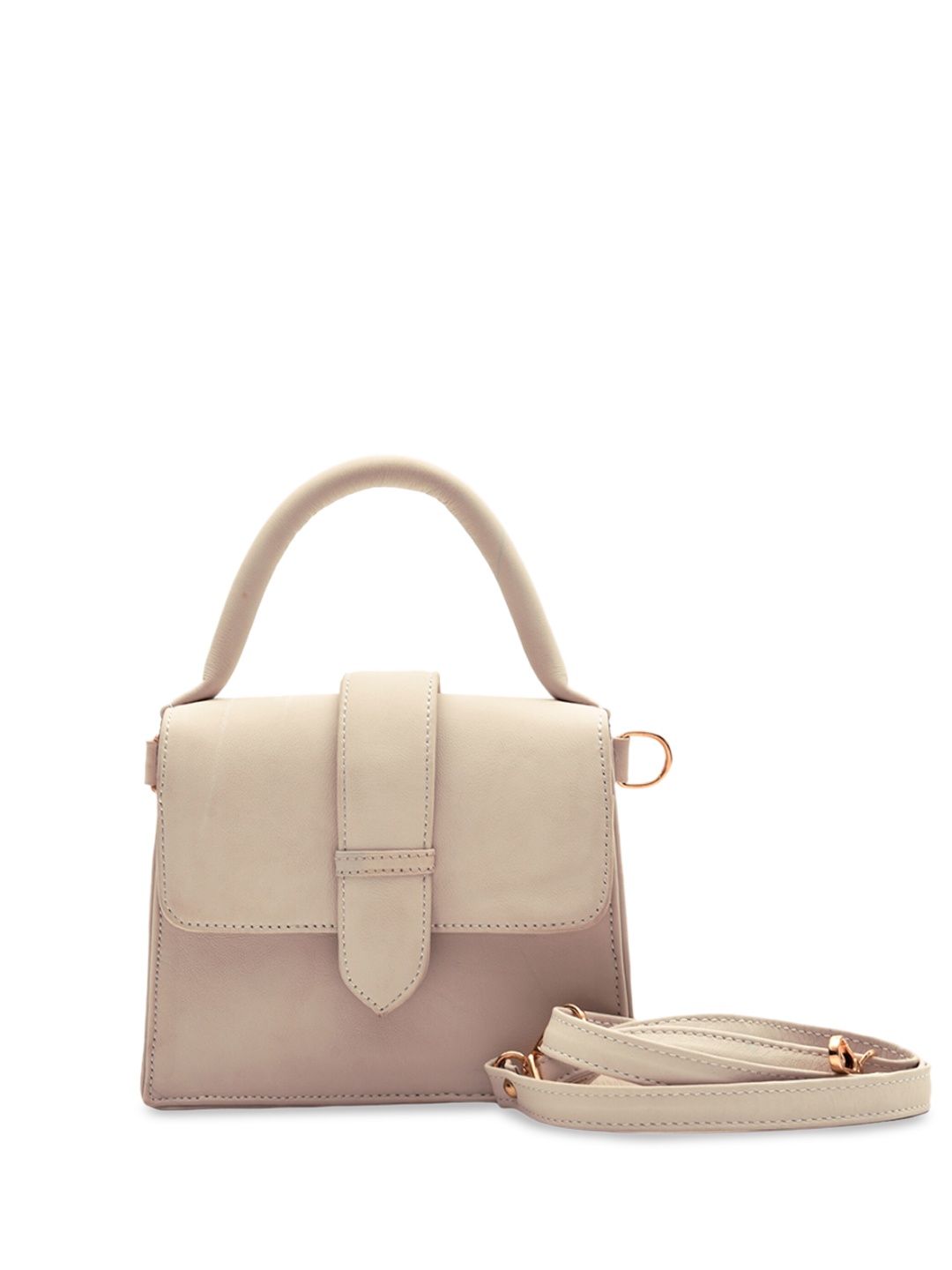 

ARDAN Leather Structured Sling Bag, White