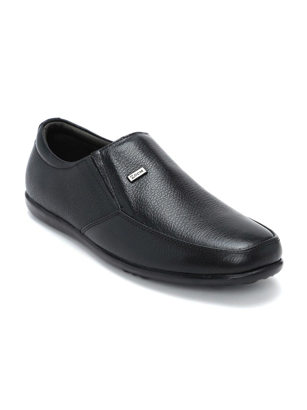 

Zoom Shoes Men Textured Formal Slip-On Shoes, Black