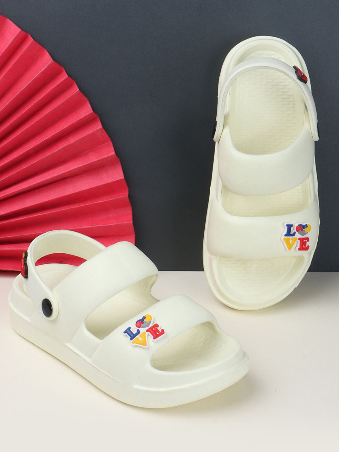 

The Roadster Lifestyle Co. Women Cream Coloured Self-Designed Clogs