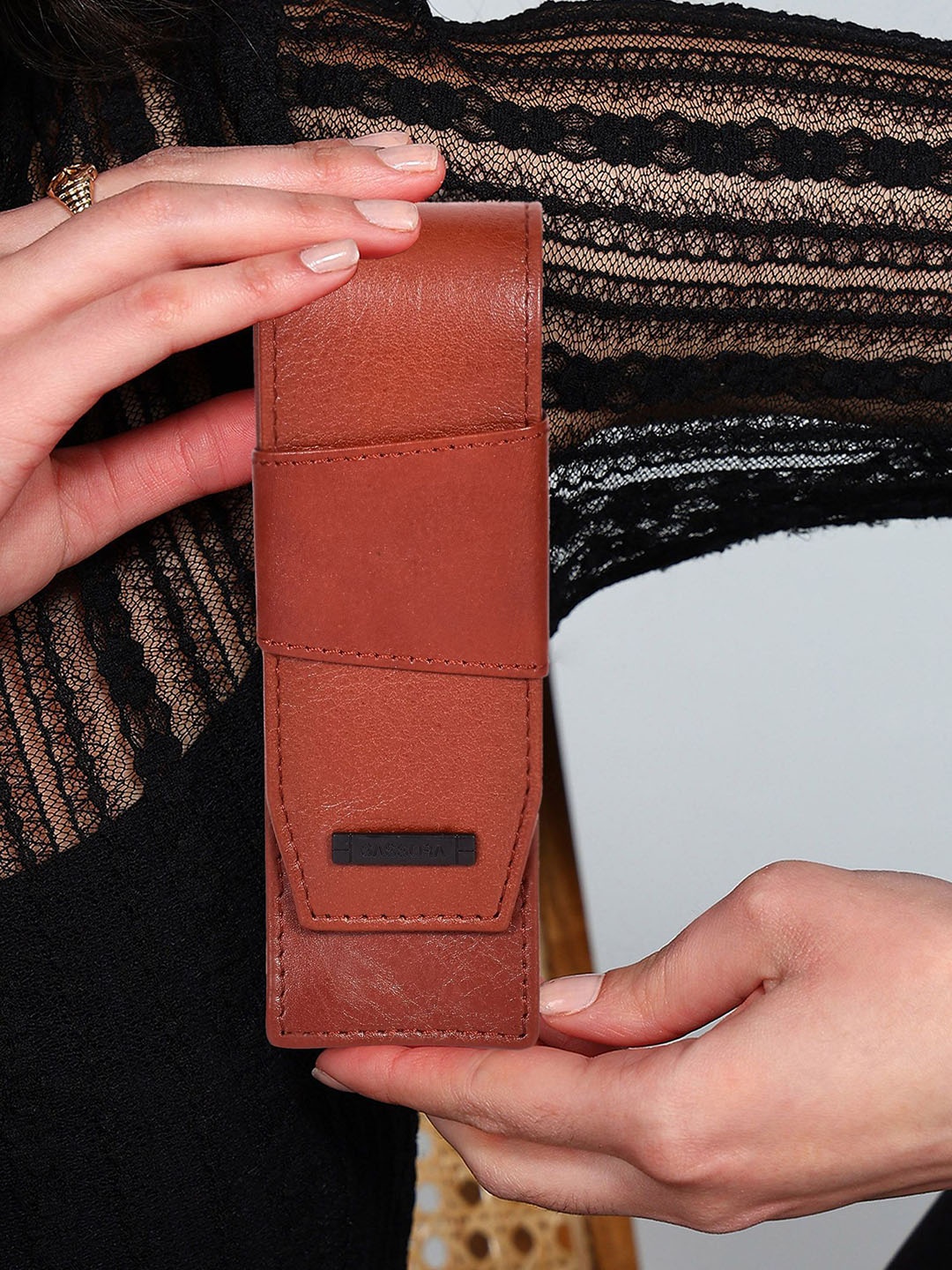 

Sassora Pen Cases Stationery, Brown