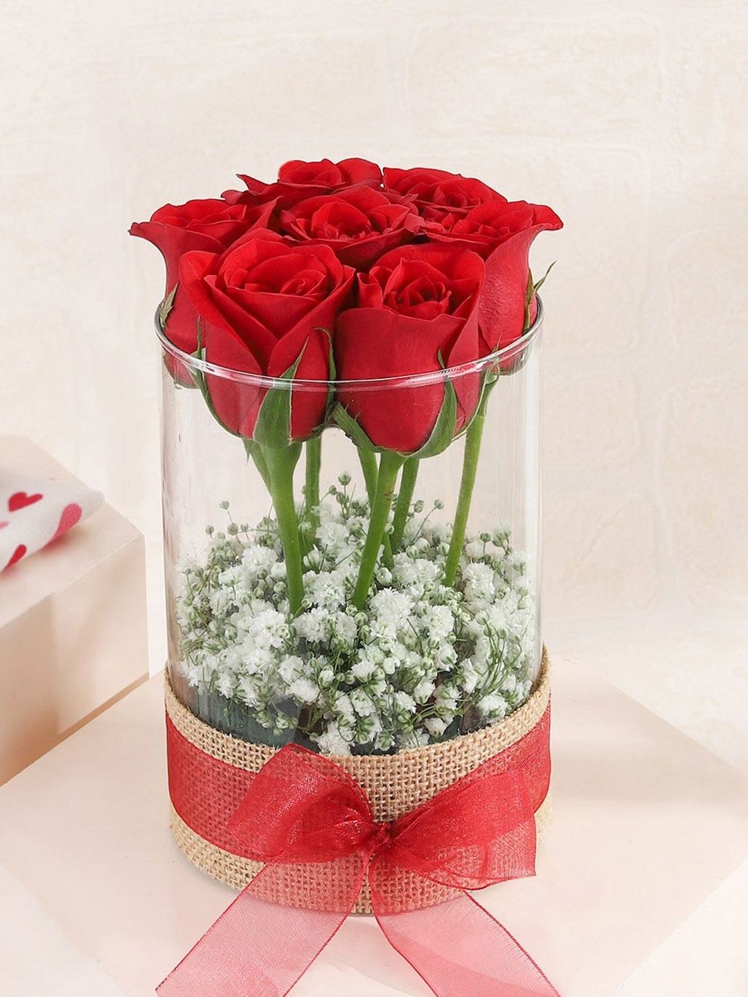 

IGP Red 8 Pieces Roses Fresh Flowers Bouquet