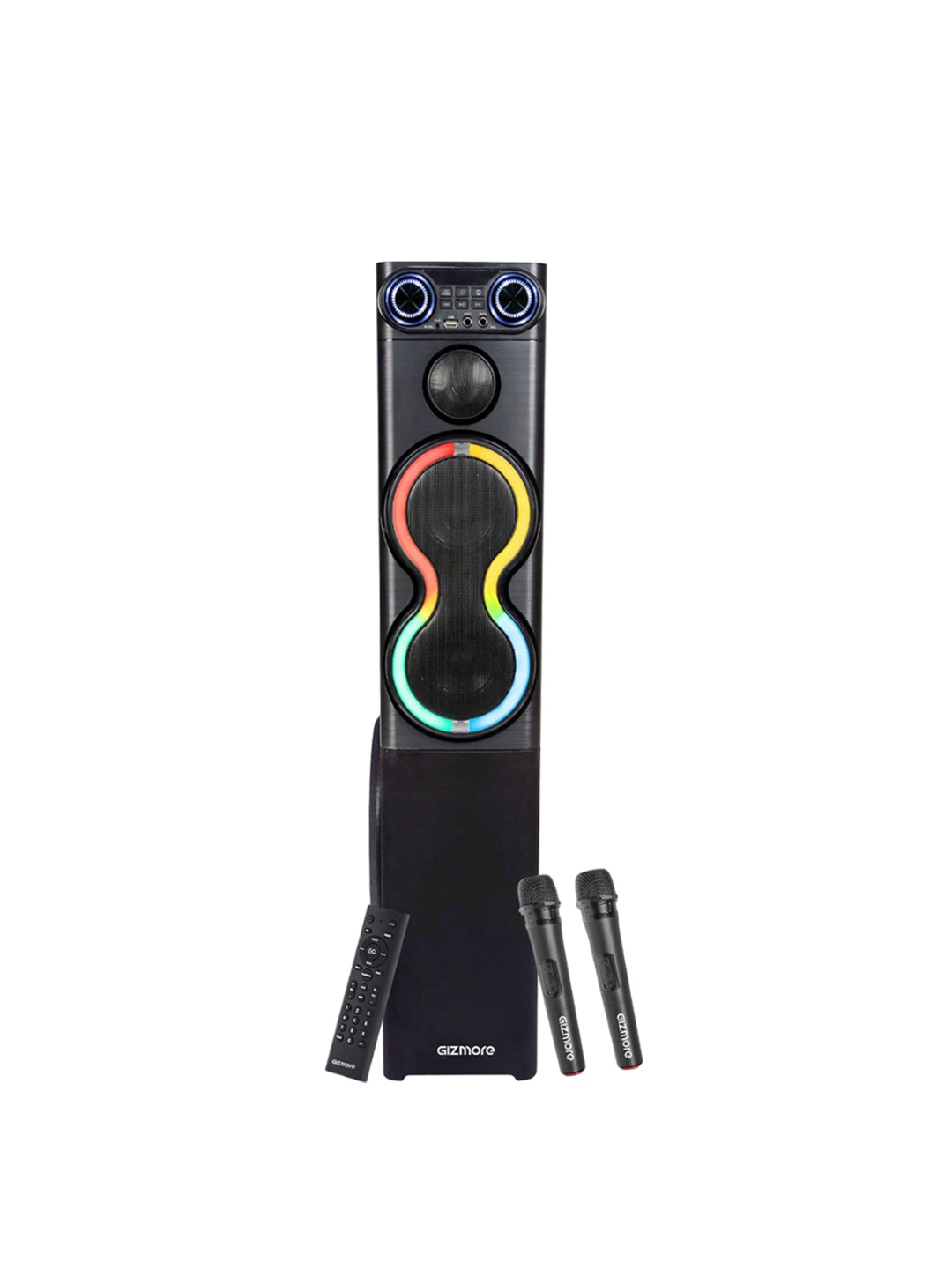 

GIZMORE 180W BLASTER Single Tower Wooden Speaker, Black