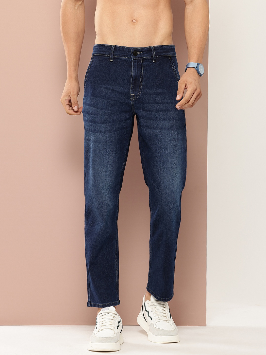 

Harvard Men Relaxed Fit Jeans, Navy blue