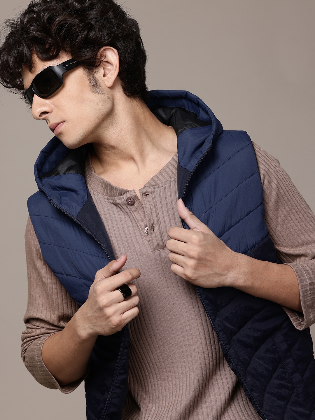 

The Roadster Life Co. Hooded Padded Jacket, Blue