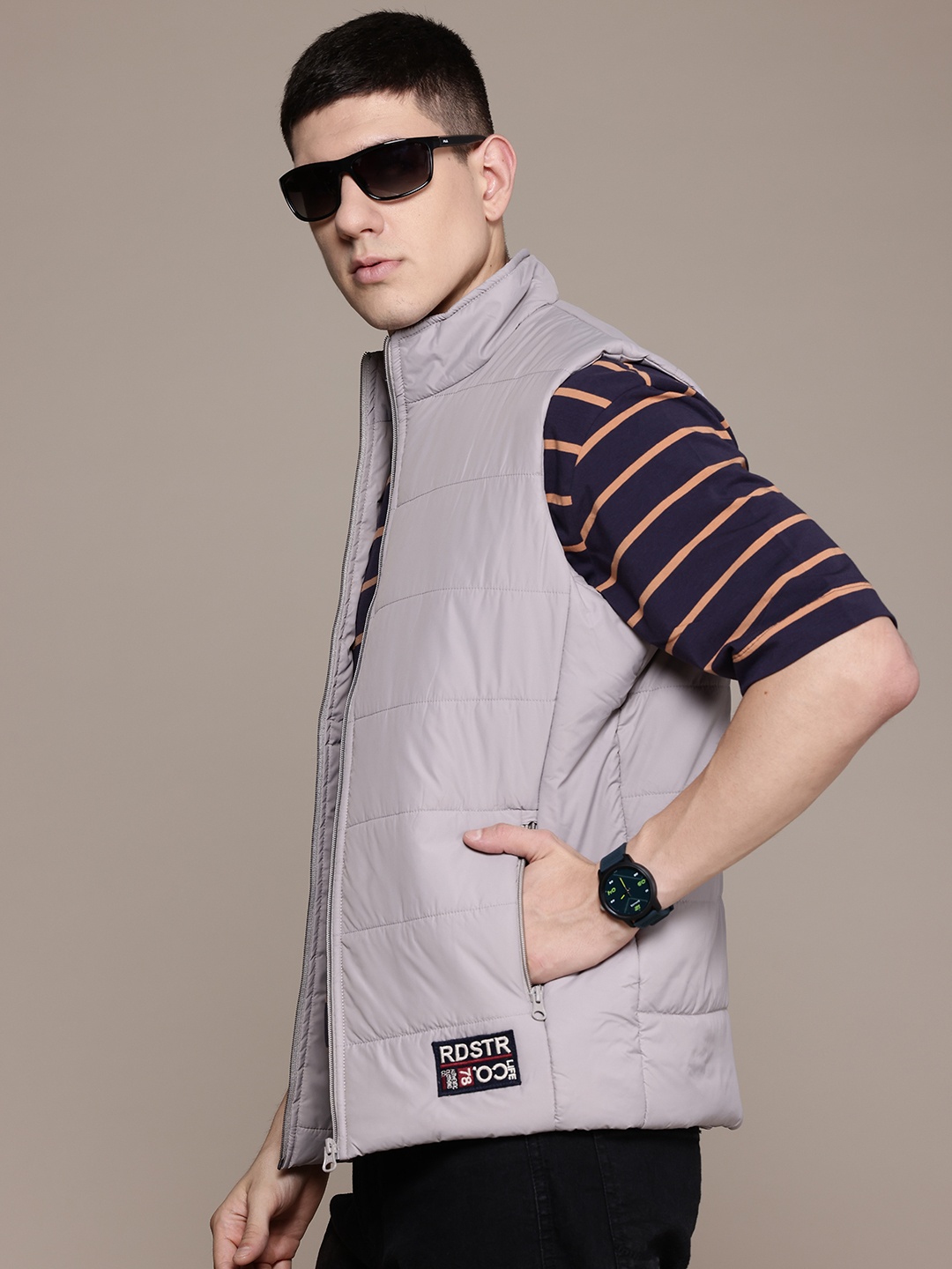 

The Roadster Lifestyle Co. Puffer Jacket, Grey