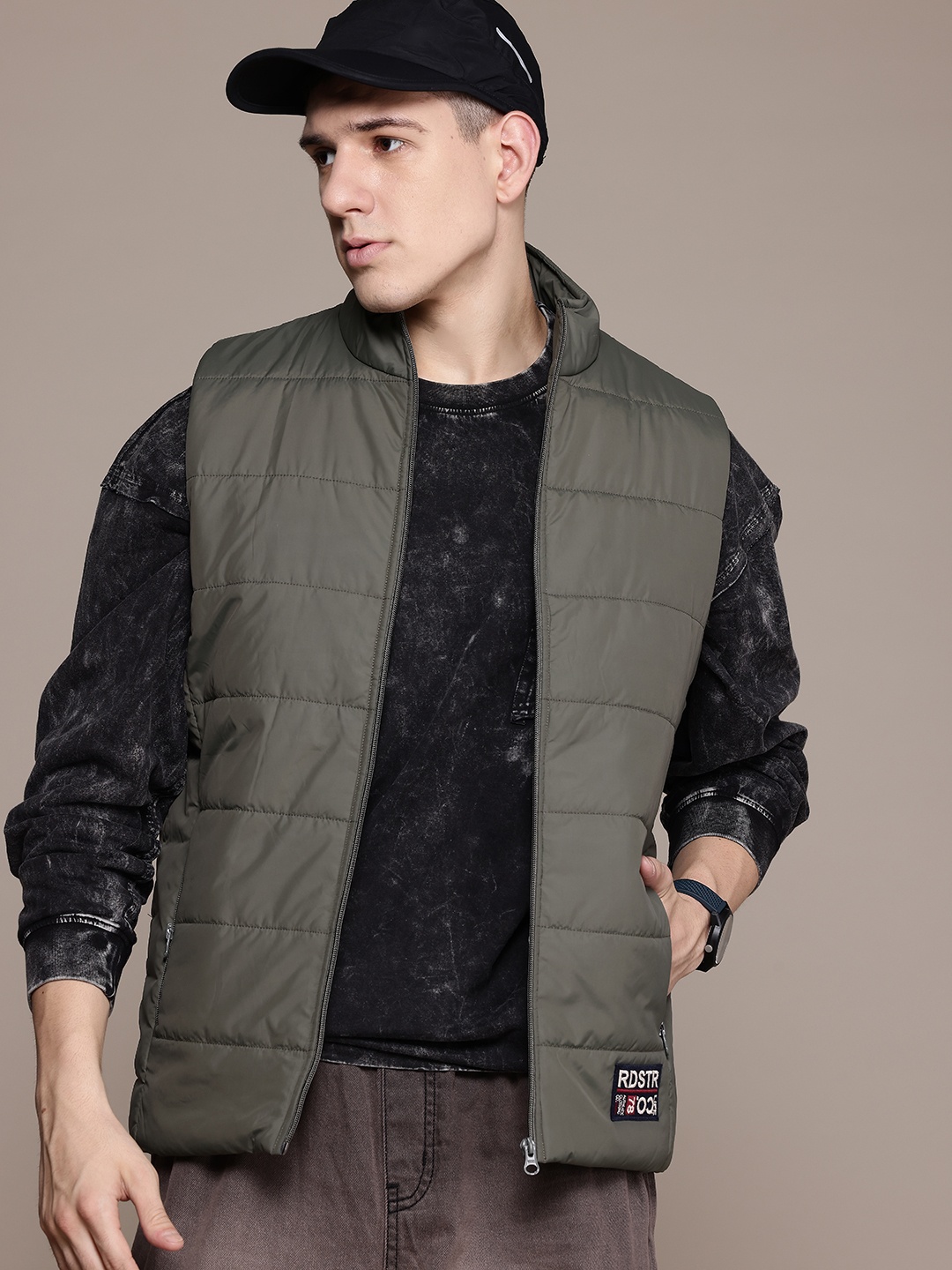 

The Roadster Lifestyle Co. Puffer Jacket, Olive