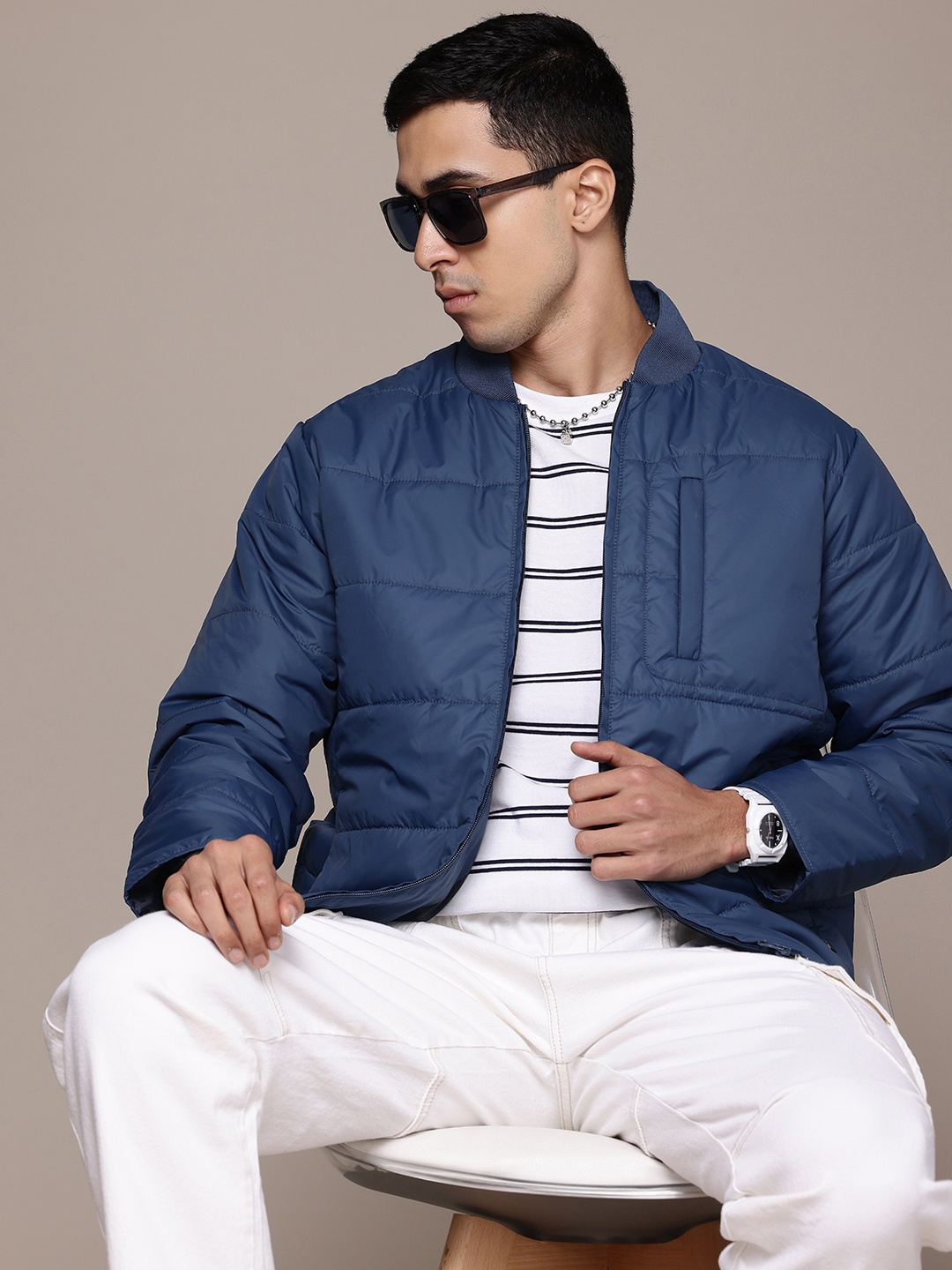 

The Roadster Lifestyle Co. Padded Jacket, Blue