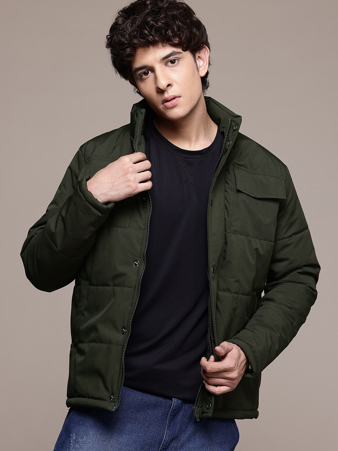 

The Roadster Lifestyle Co. Padded Jacket, Olive
