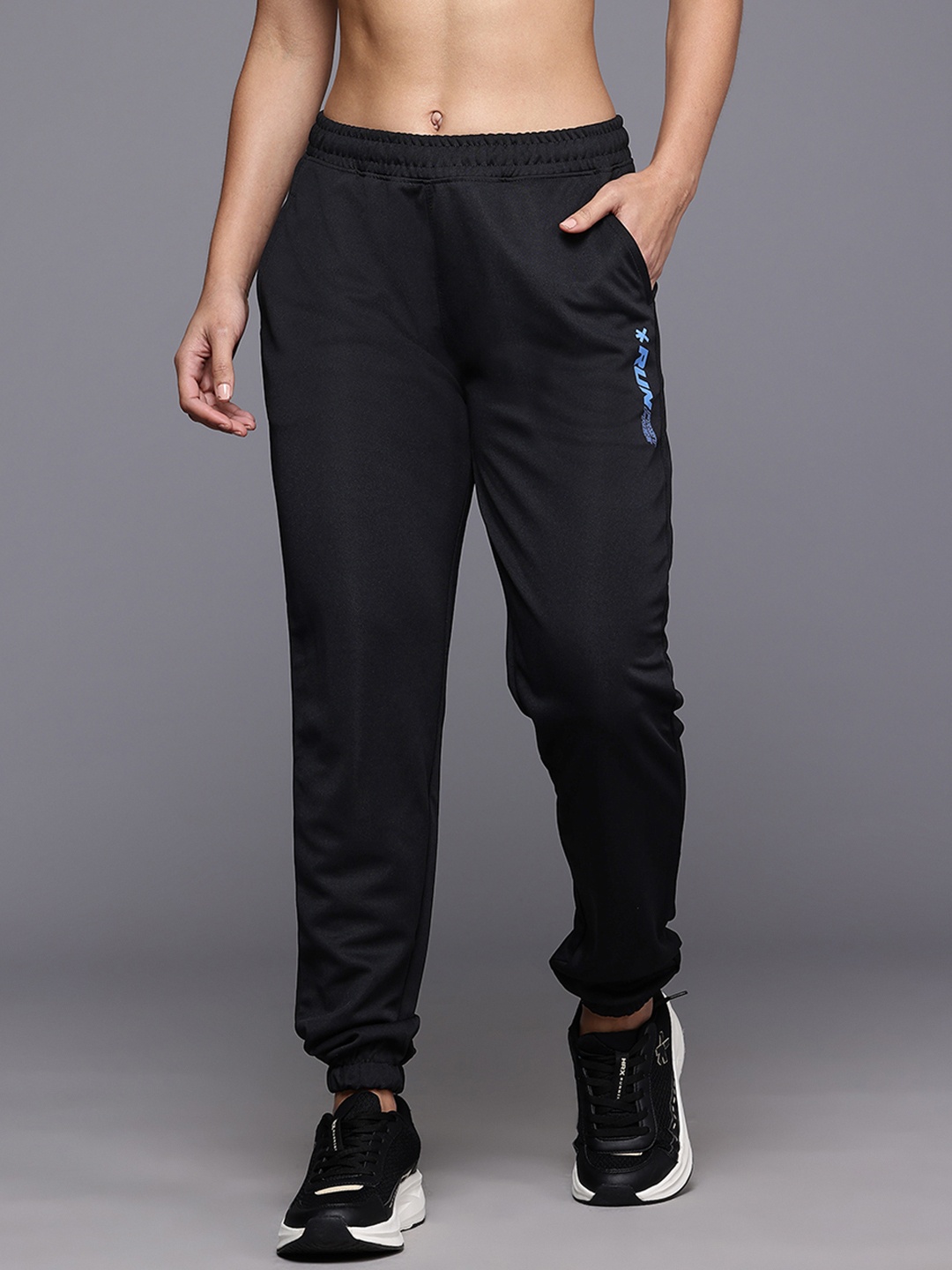 

HRX by Hrithik Roshan Women Rapid-Dry Running Joggers, Black