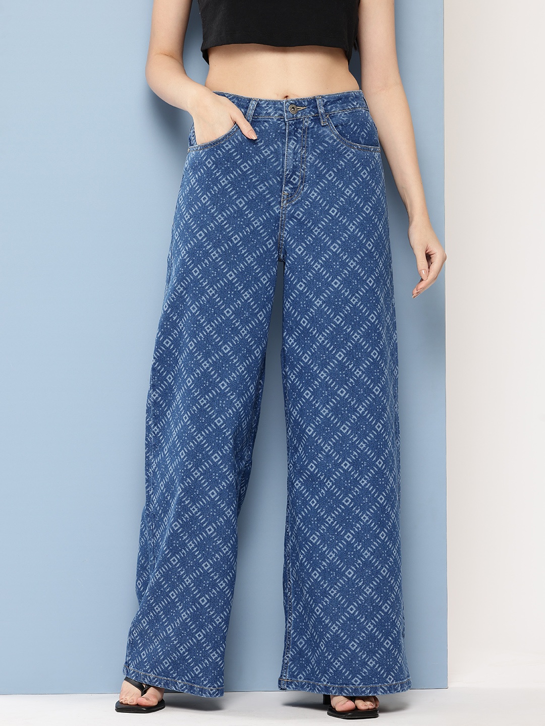

Chemistry Women Light Fade Stretchable Jeans, Blue