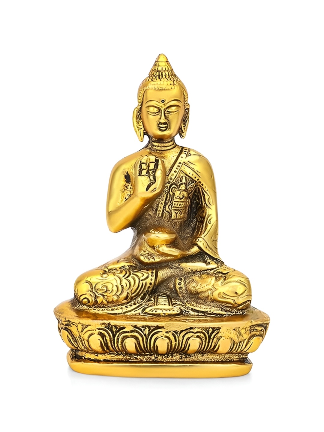 

Aura Gold-Toned Buddha Idol Showpiece