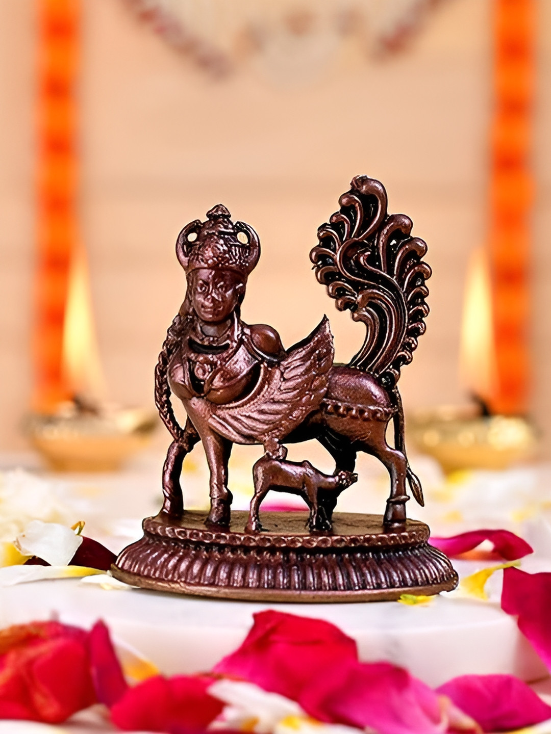 

Aura Brown Idol Religious Showpiece