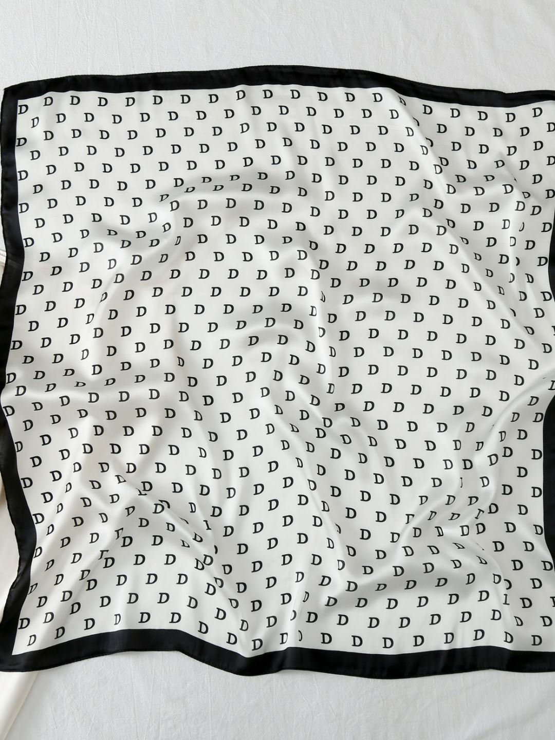 

CrossKulture Printed Satin Scarf, White