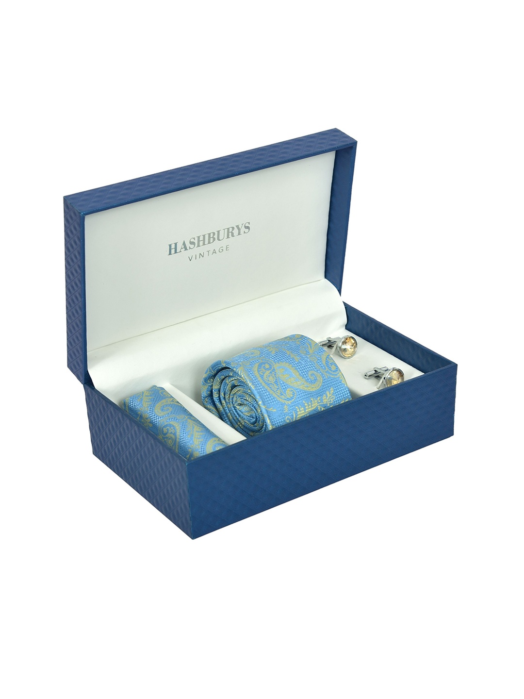

Hashburys Printed Formal Accessory Gift Set, Blue