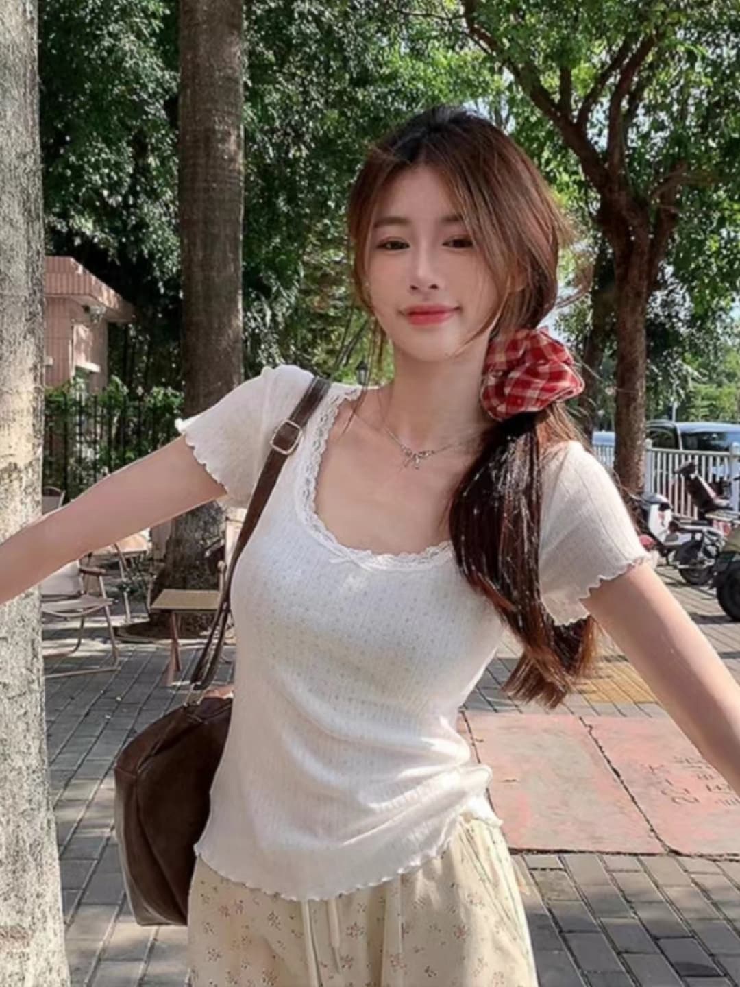 

StyleCast Floral Printed Tank Top, White
