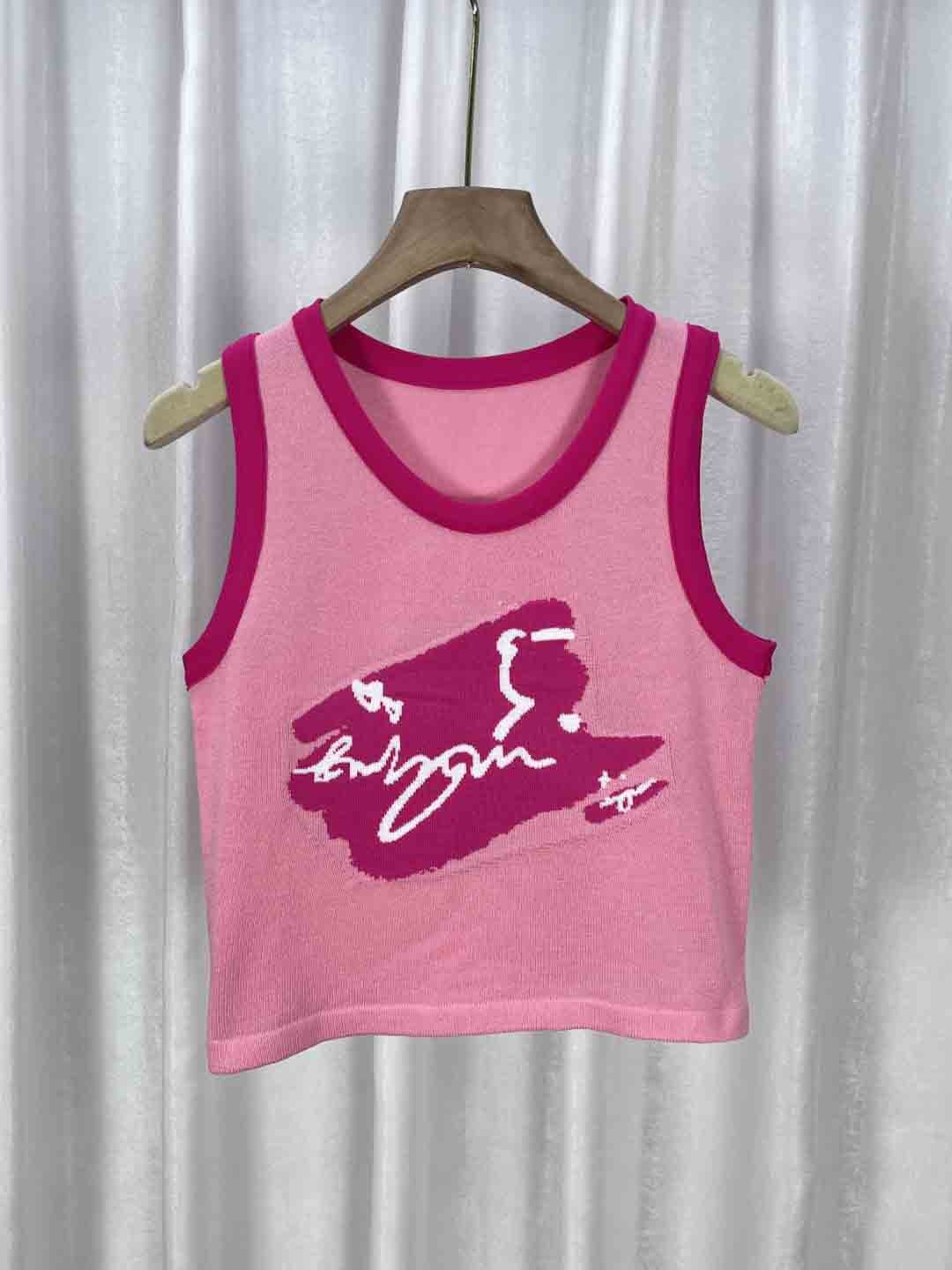 StyleCast Girls Pink Typography Printed Top