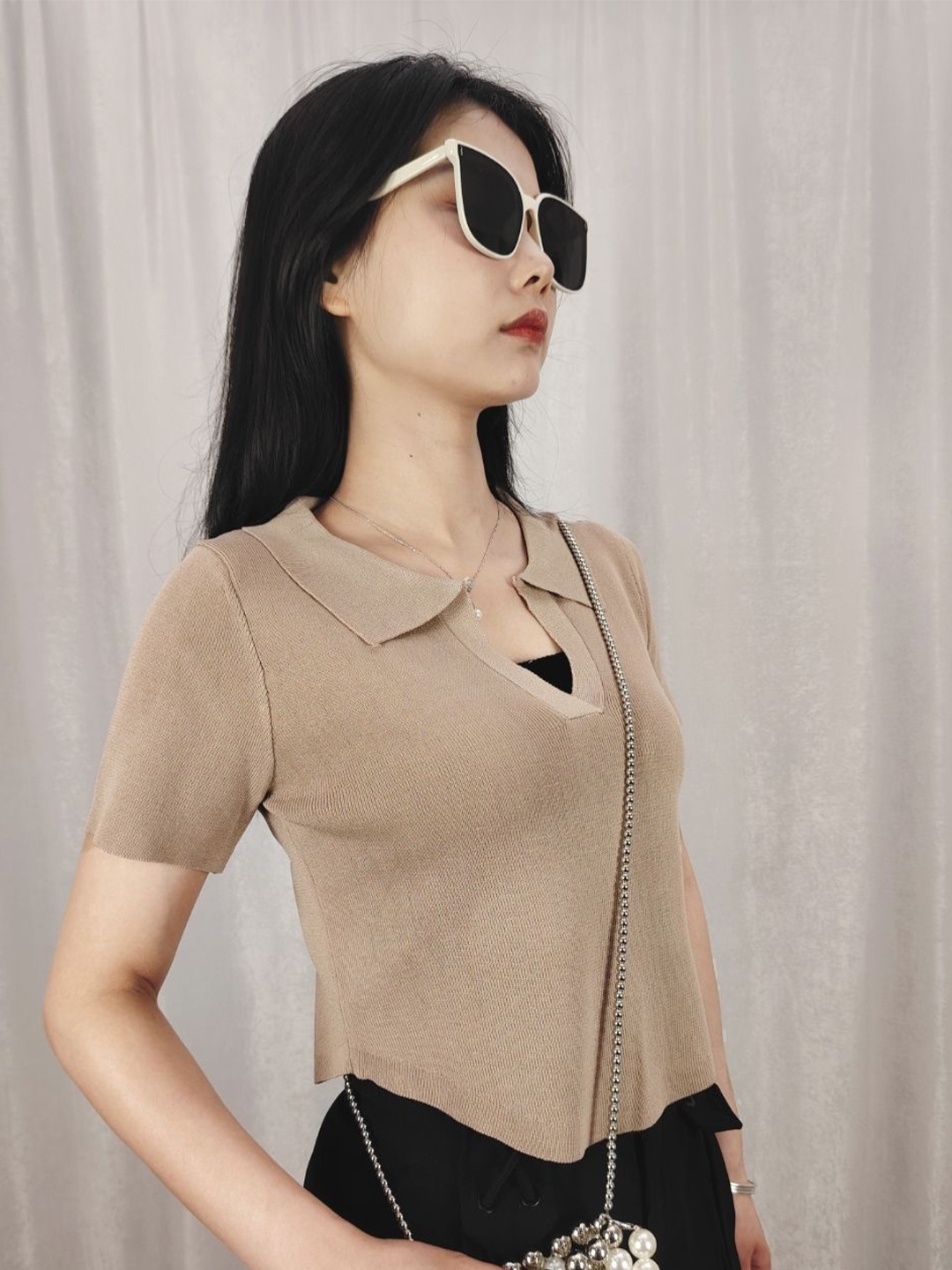 

StyleCast Print Tank Top, Brown