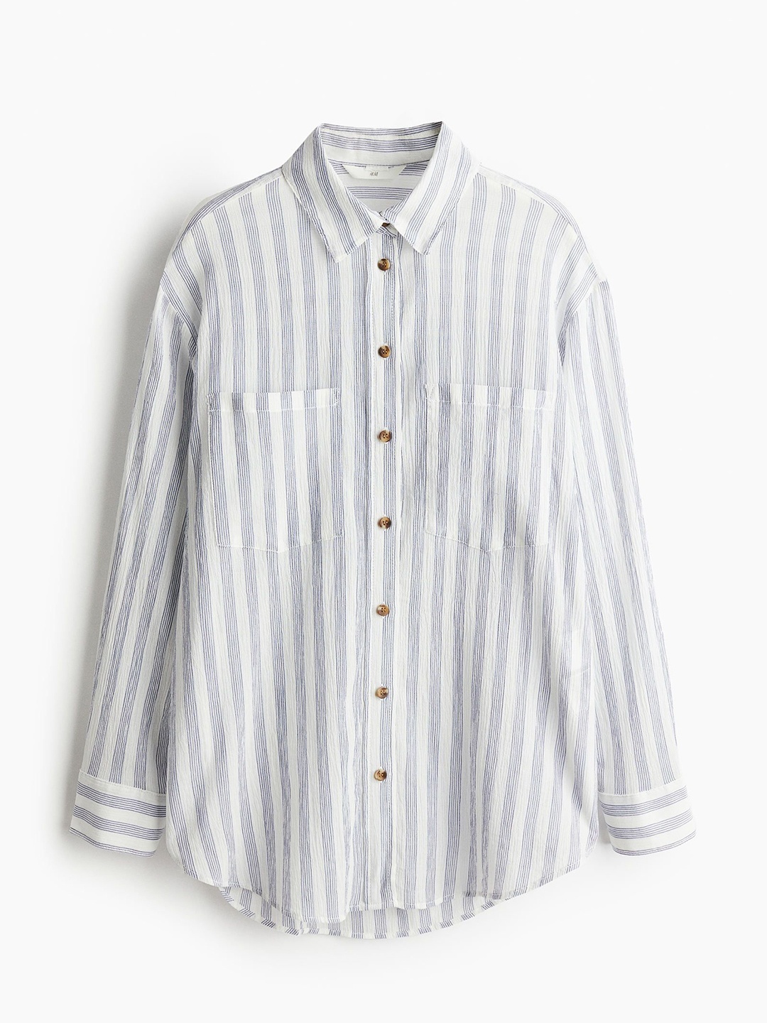 

H&M Women Cotton Shirt, White