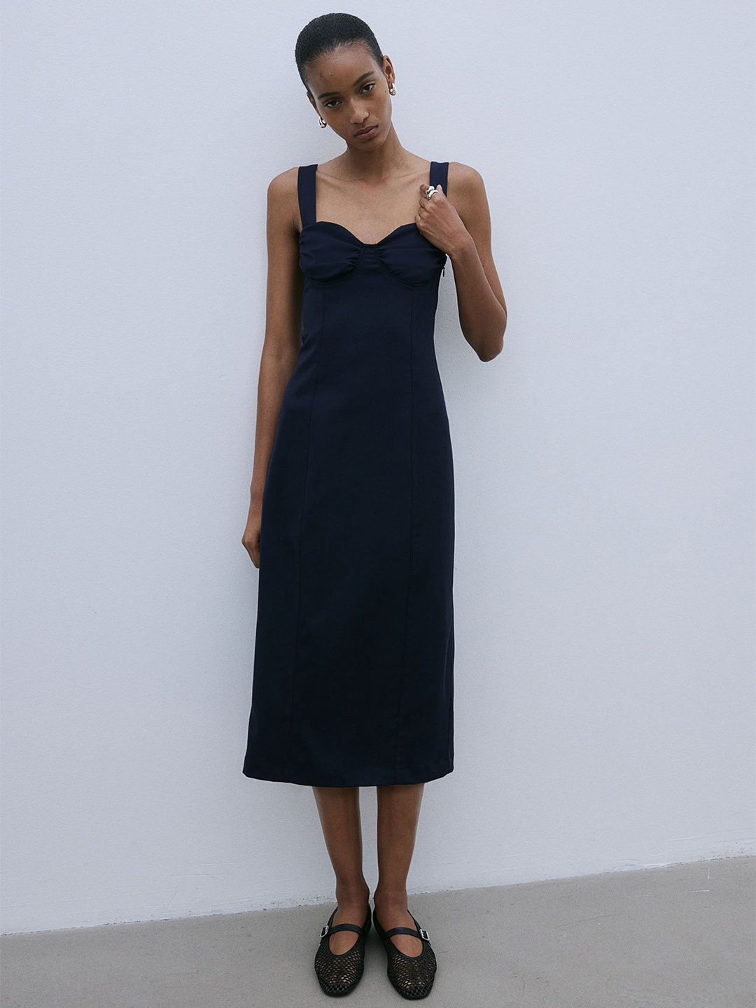 

H&M Bodycon Dress, Navy blue