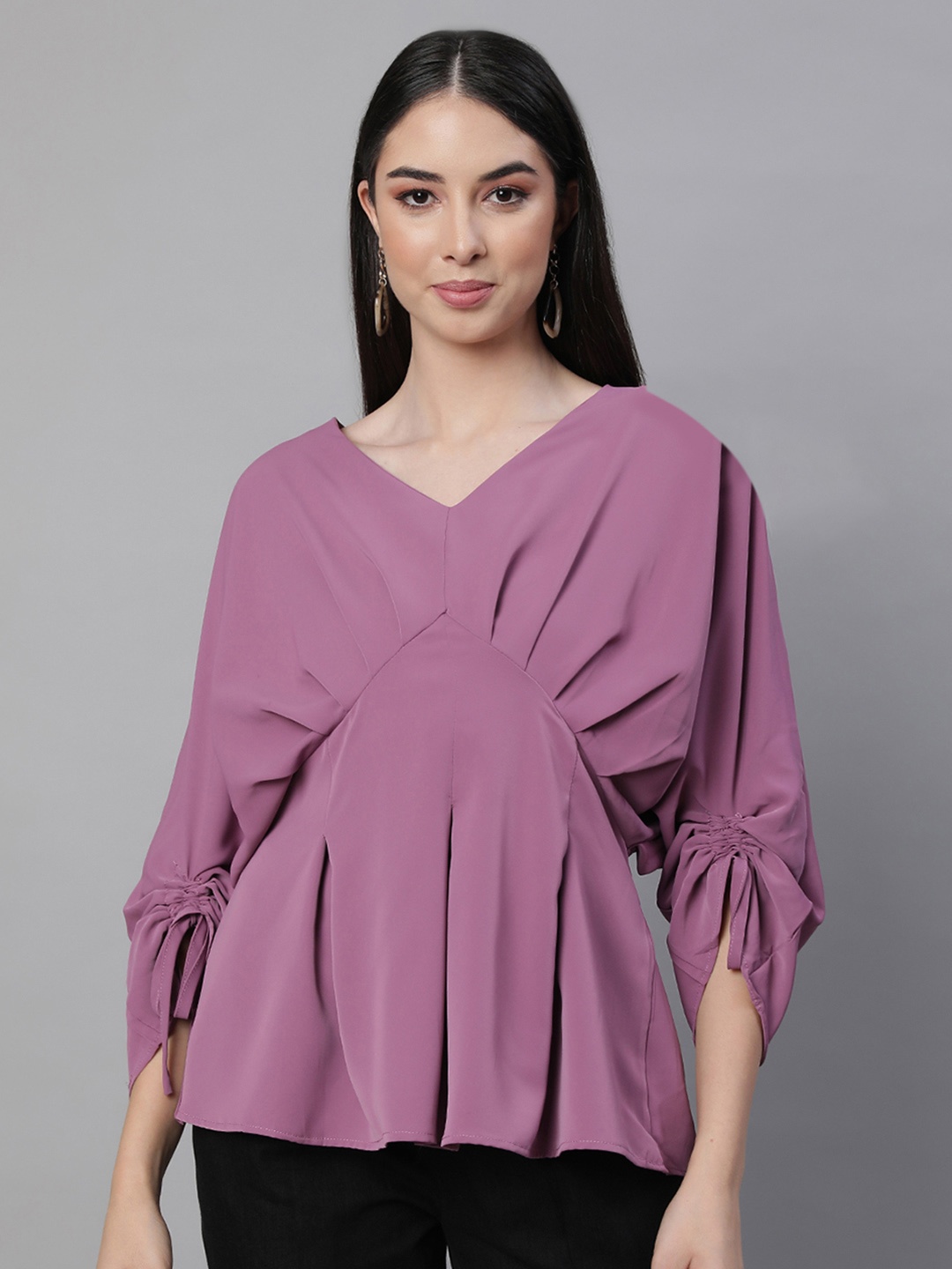 

Global Republic Extended Sleeves Top, Mauve