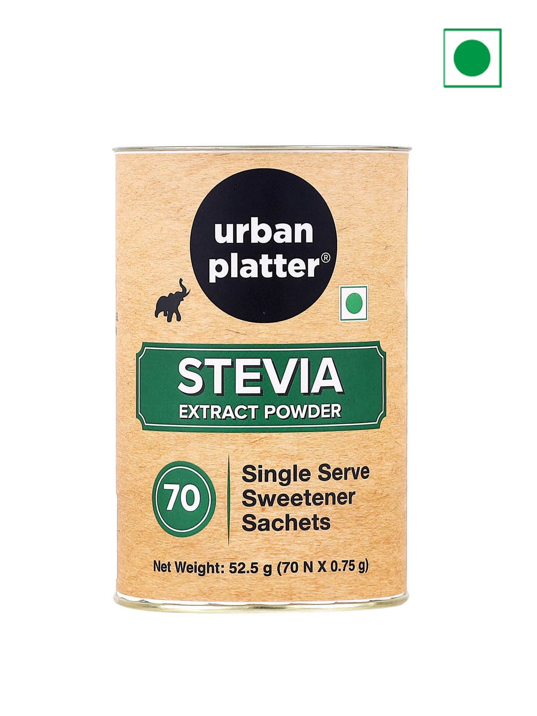 

URBAN PLATTER Stevia Sweetener Sachets-0.75g Each, Beige