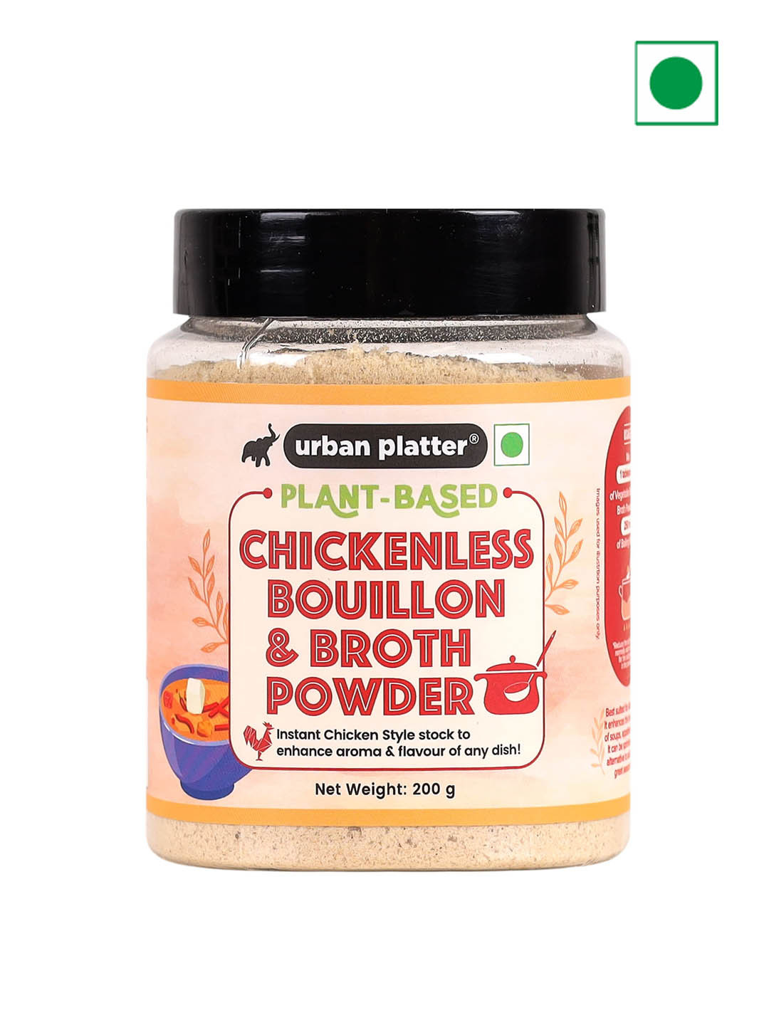 

URBAN PLATTER Bouillon & Broth Powder-200g, Beige
