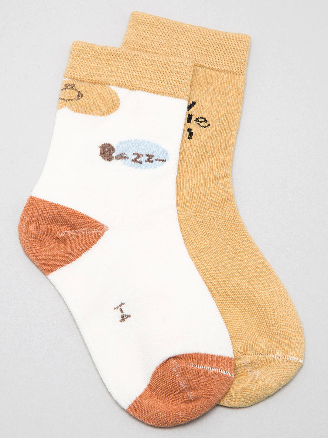 

J Style Kids Pack of 2 Patterned Ankle Length Socks, White