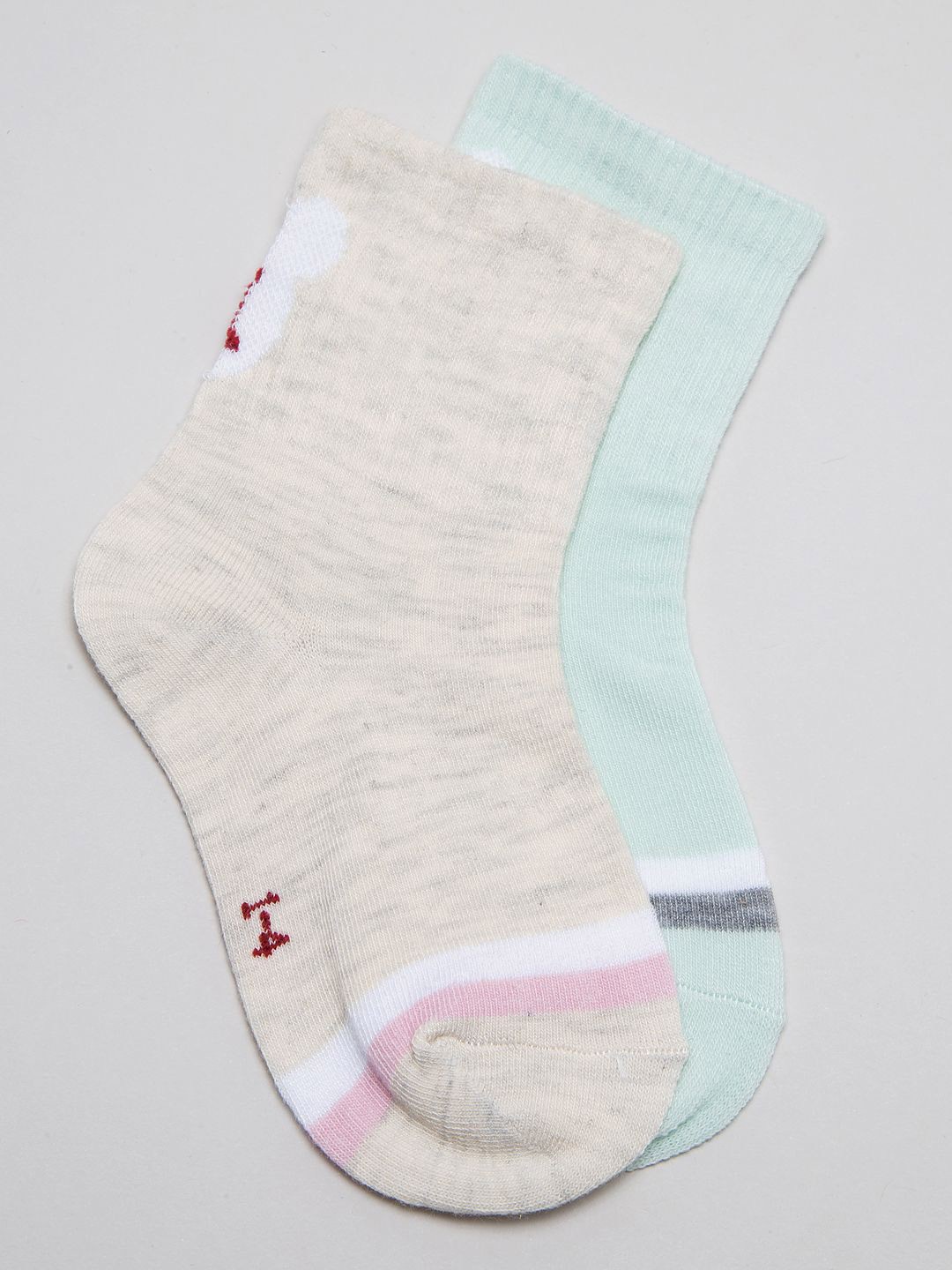 

J Style Kids Pack of 2 Patterned Ankle Length Socks, Blue