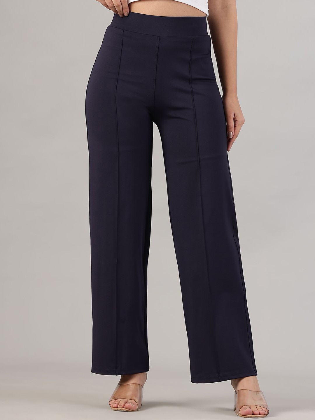 

BAESD Women High-Rise Bootcut Trouser, Blue