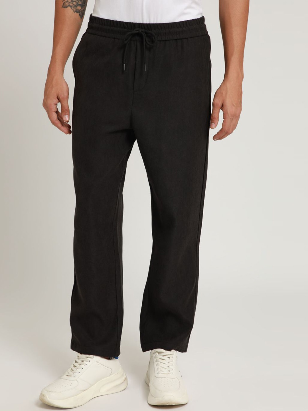 

Banana Club Men Relaxed Corduroy Joggers Trouser, Grey