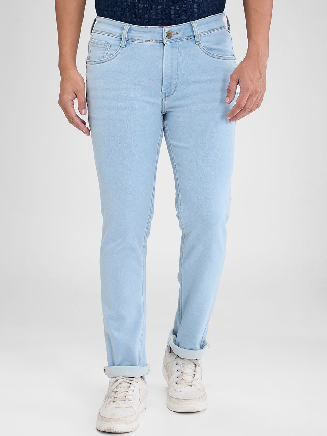 

Park Avenue Men Slim Fit Mid-Rise Clean Look Jeans, Blue