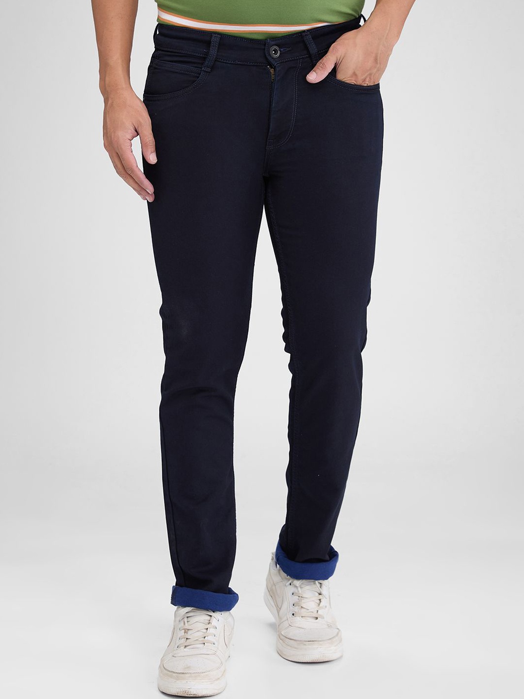 

Park Avenue Men Slim Fit Mid-Rise Clean Look Jeans, Blue