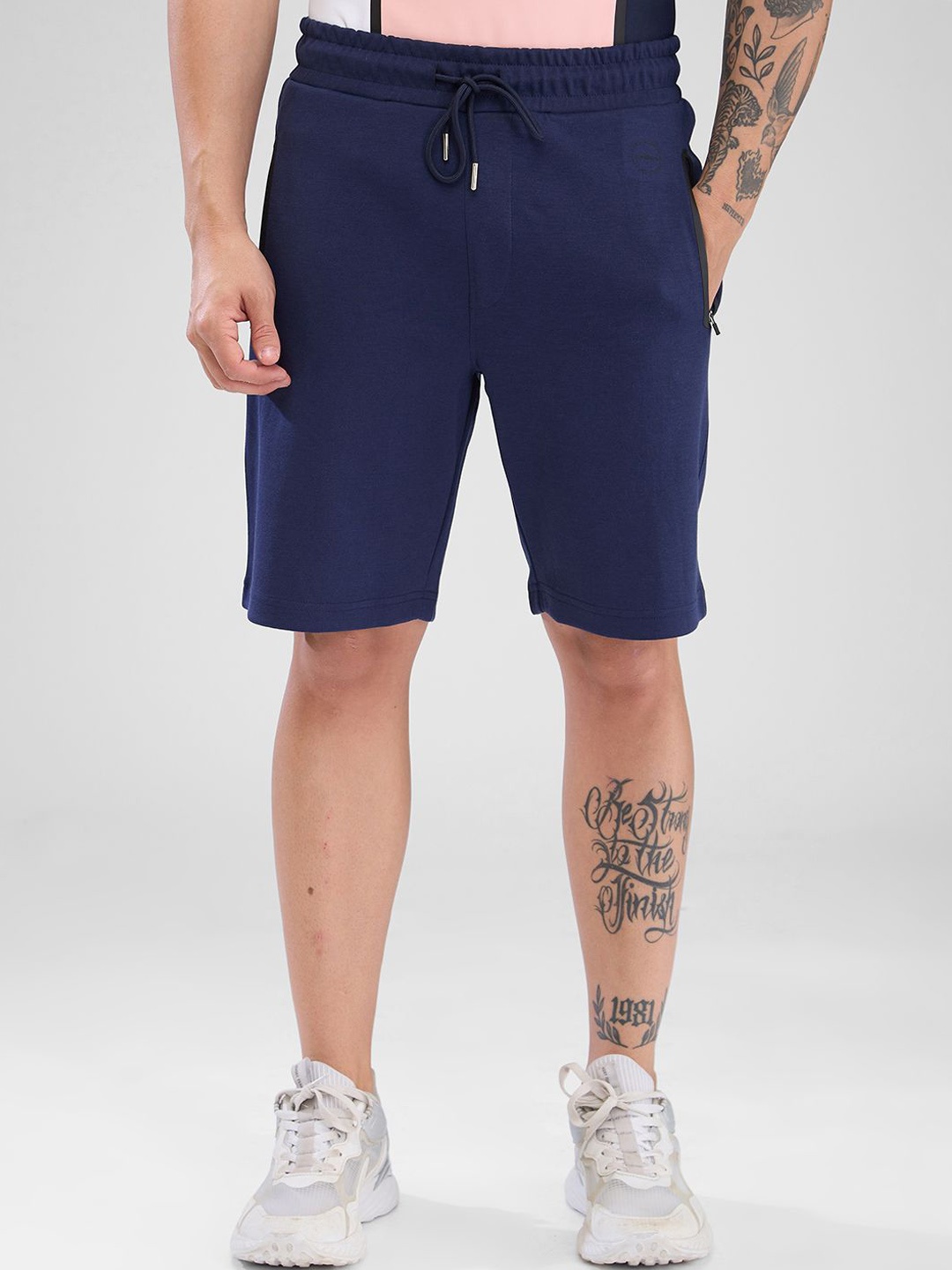 

Park Avenue Men Slim Fit Shorts, Blue