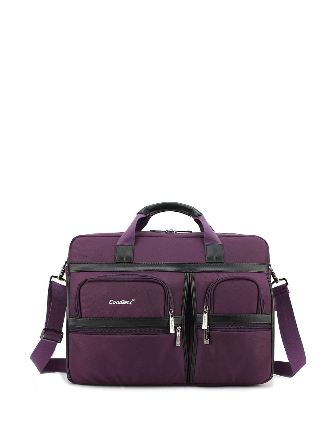 

THE CLOWNFISH CoolBELL Unisex Messenger Bag With Shockproof Foam Padding, Purple