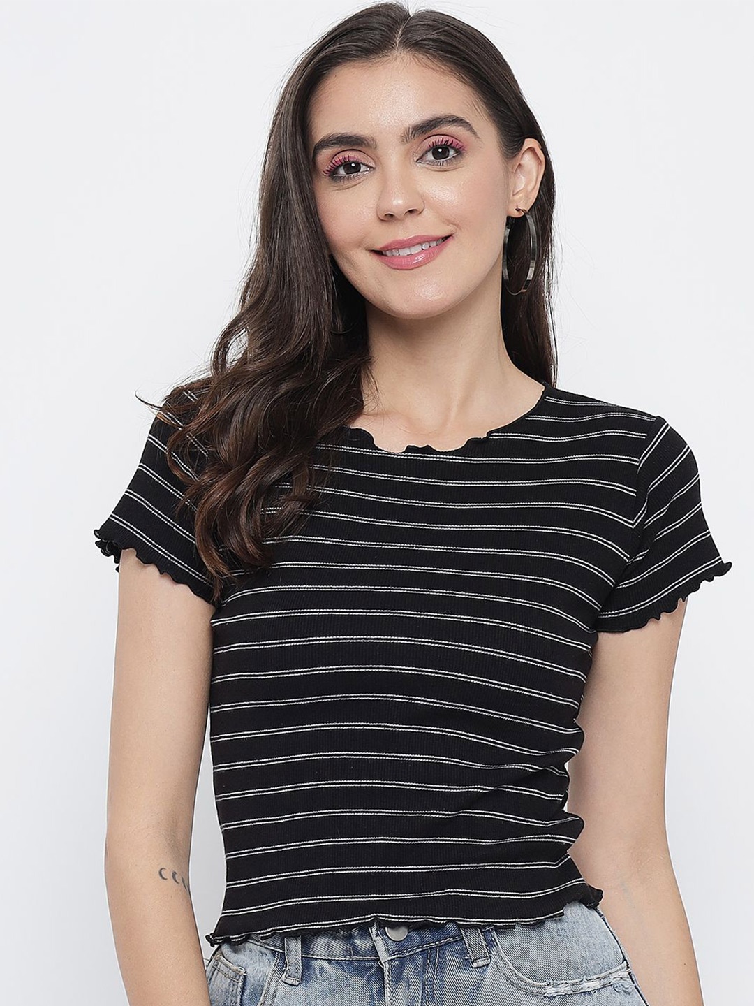 

TANDUL Striped Top, Multi