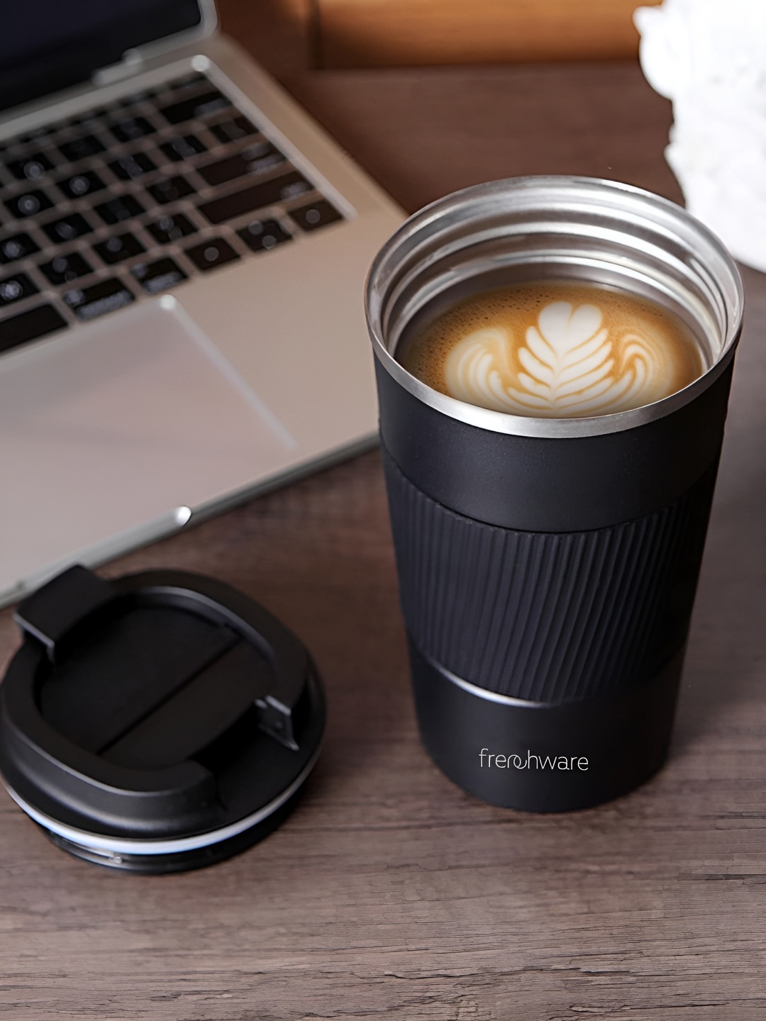 

Frenchware Black Stainless Steel Matte Mugs 510 ml