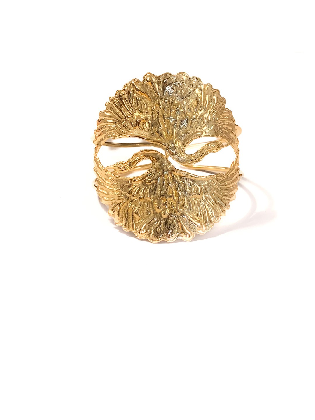 

STUDIO METALLURGY Women Brass Gold-Plated Cuff Bracelet
