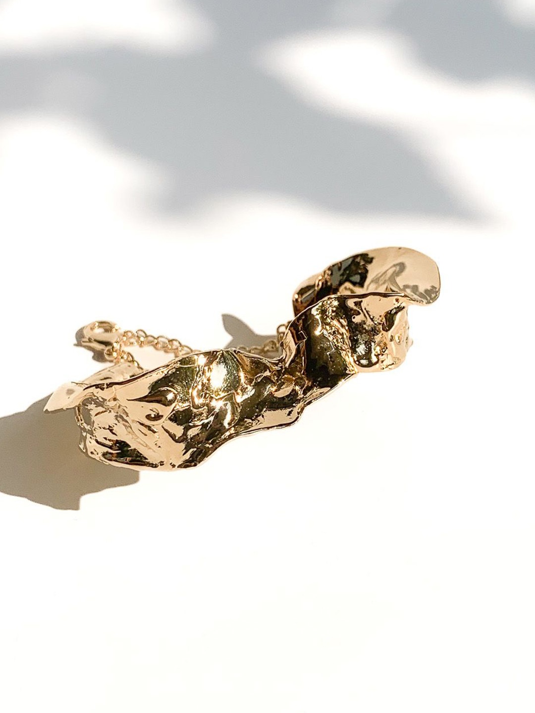 

STUDIO METALLURGY Women Gold-Plated Cuff Bracelet